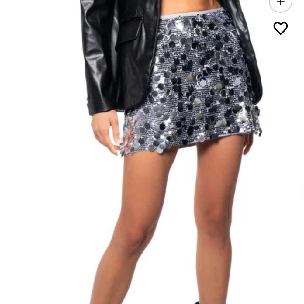 Akira Sequin Skirt